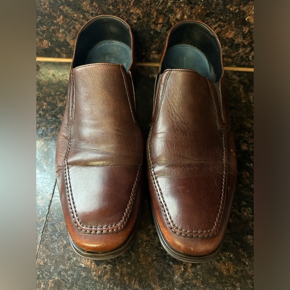 Magnanni Madrid Venetian Loafer Brown Leather Mens Size 14